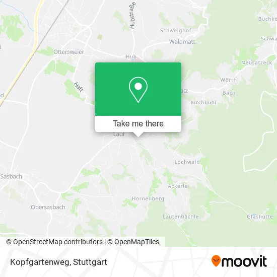 Карта Kopfgartenweg