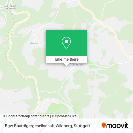 Bgw Bauträgergesellschaft Wildberg map