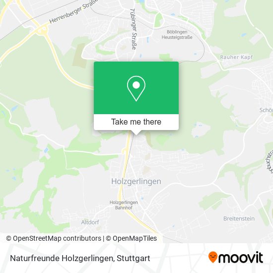 Naturfreunde Holzgerlingen map