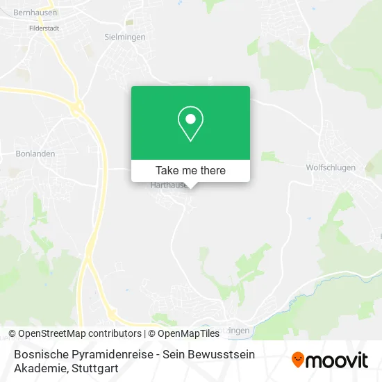 Карта Bosnische Pyramidenreise - Sein Bewusstsein Akademie