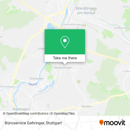 Карта Büroservice Gehringer