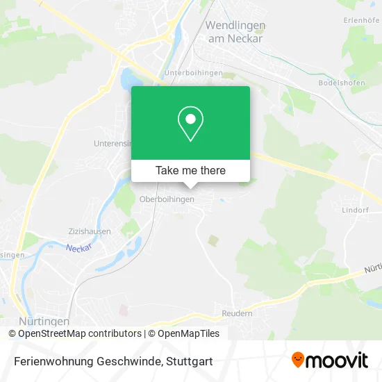 Карта Ferienwohnung Geschwinde