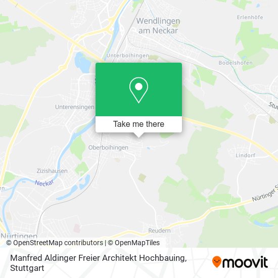 Manfred Aldinger Freier Architekt Hochbauing map