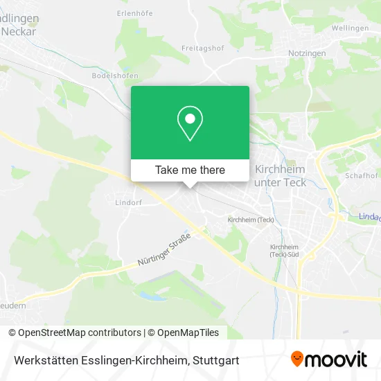 Карта Werkstätten Esslingen-Kirchheim