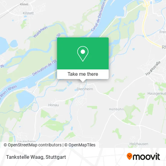 Карта Tankstelle Waag