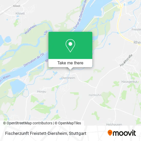 Карта Fischerzunft Freistett-Diersheim