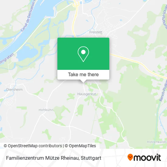 Карта Familienzentrum Mütze Rheinau