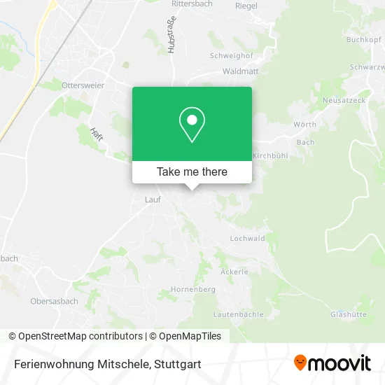 Карта Ferienwohnung Mitschele