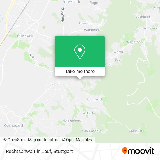 Карта Rechtsanwalt in Lauf