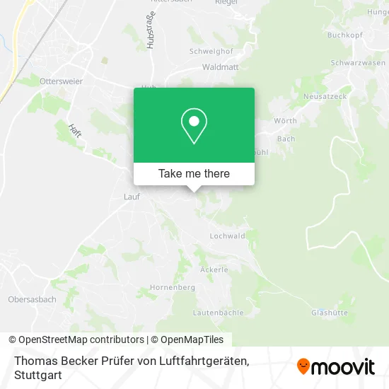 Карта Thomas Becker Prüfer von Luftfahrtgeräten