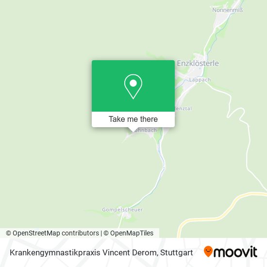 Krankengymnastikpraxis Vincent Derom map