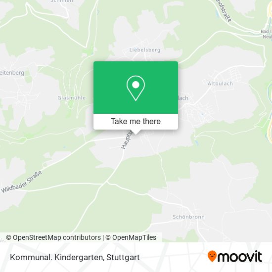 Kommunal. Kindergarten map