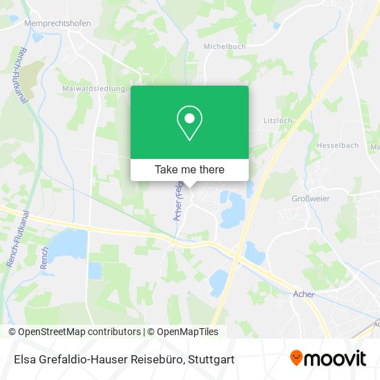 Elsa Grefaldio-Hauser Reisebüro map