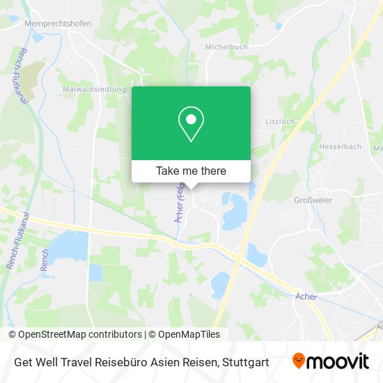 Get Well Travel Reisebüro Asien Reisen map