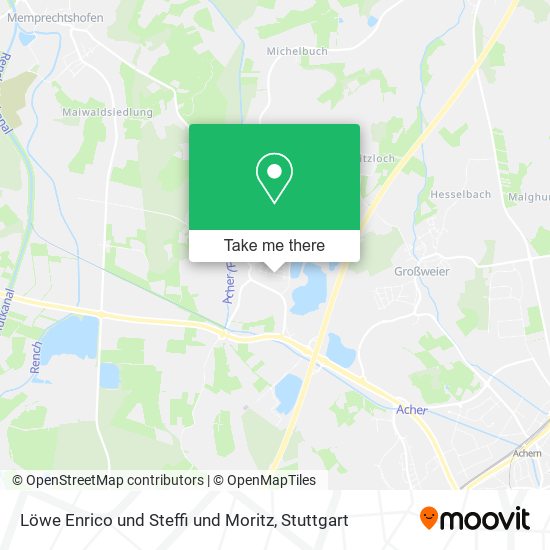 Löwe Enrico und Steffi und Moritz map