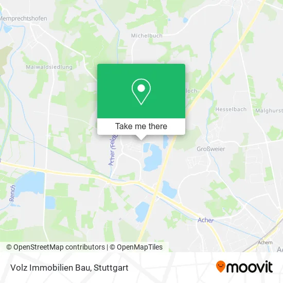 Карта Volz Immobilien Bau