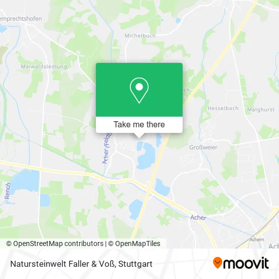 Карта Natursteinwelt Faller & Voß