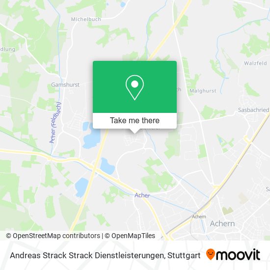 Andreas Strack Strack Dienstleisterungen map