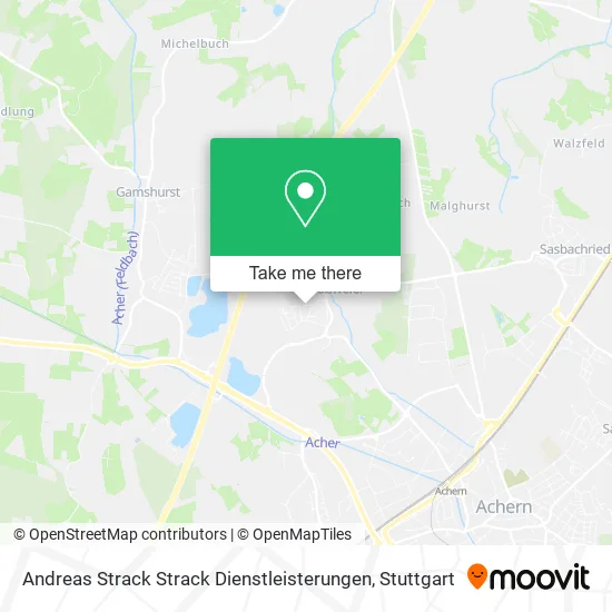 Карта Andreas Strack Strack Dienstleisterungen