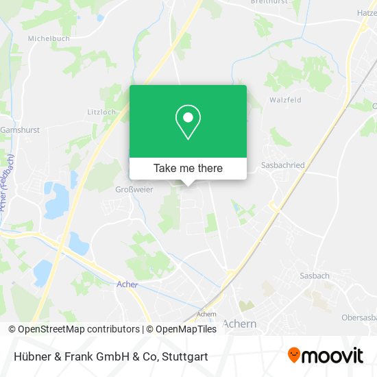 Hübner & Frank GmbH & Co map