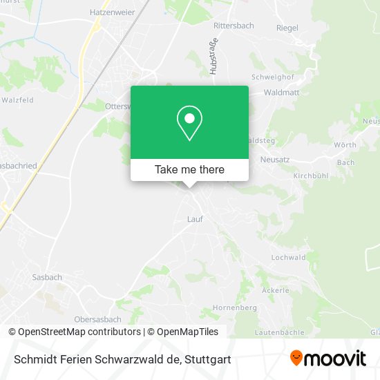 Schmidt Ferien Schwarzwald de map