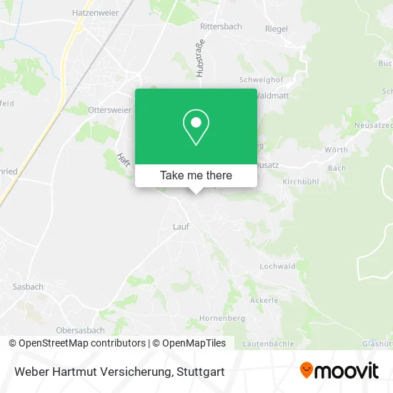 Карта Weber Hartmut Versicherung