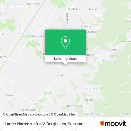 Laufer Narrenzunft e.V. Burgfalken map
