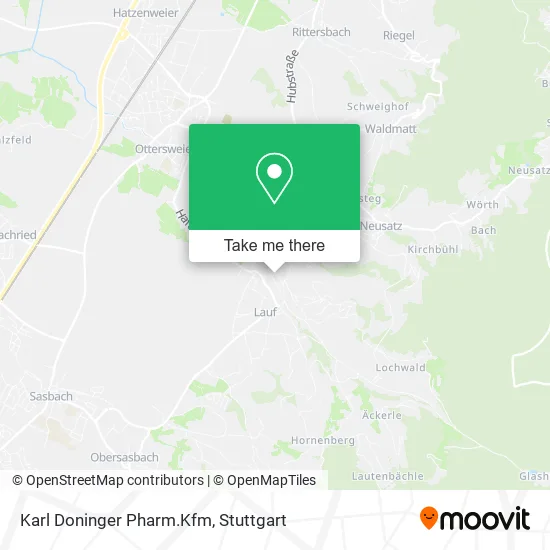 Карта Karl Doninger Pharm.Kfm