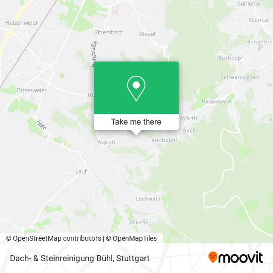 Карта Dach- & Steinreinigung Bühl