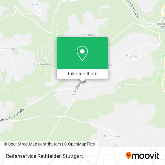 Reifenservice Rathfelder map