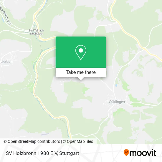 Карта SV Holzbronn 1980 E V