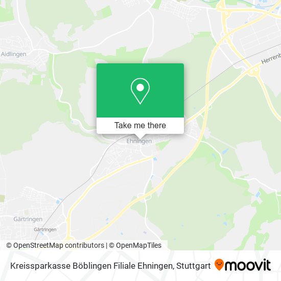 Kreissparkasse Böblingen Filiale Ehningen map