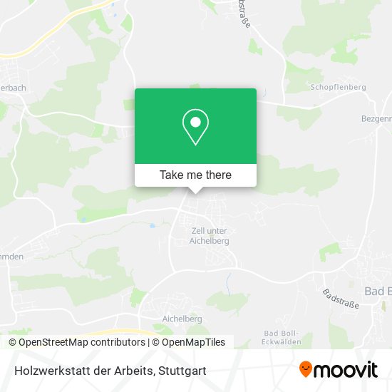 Holzwerkstatt der Arbeits map