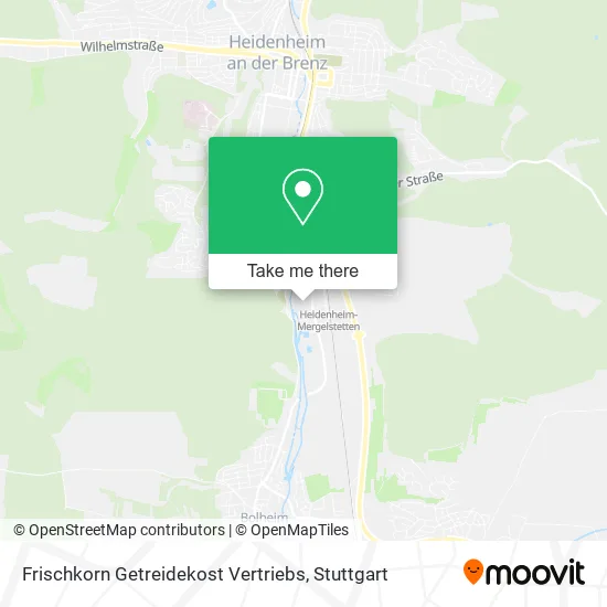 Карта Frischkorn Getreidekost Vertriebs