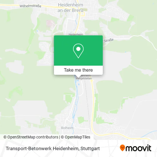 Карта Transport-Betonwerk Heidenheim