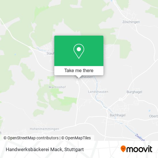 Handwerksbäckerei Mack map