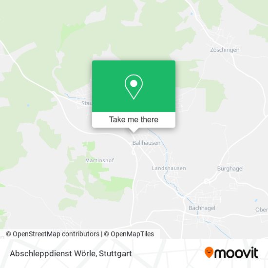 Abschleppdienst Wörle map