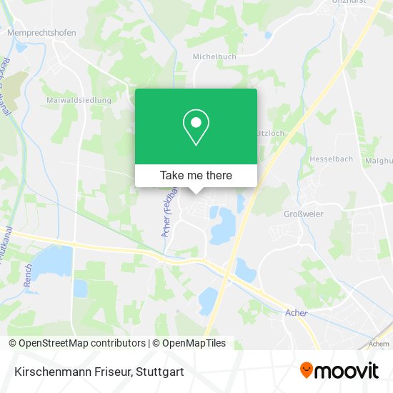 Kirschenmann Friseur map