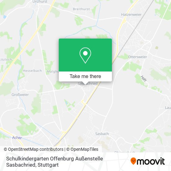 Schulkindergarten Offenburg Außenstelle Sasbachried map