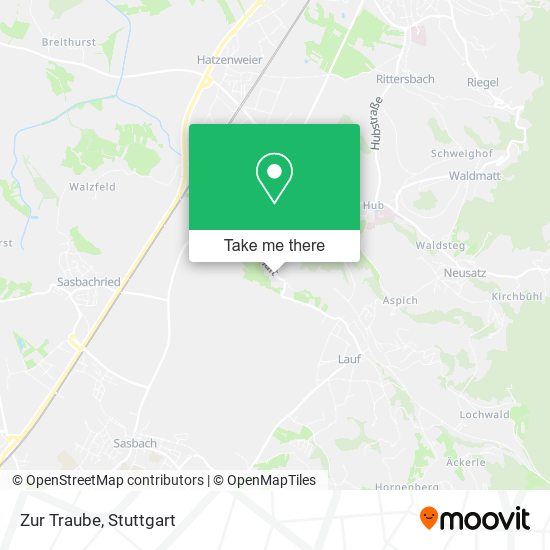 Карта Zur Traube