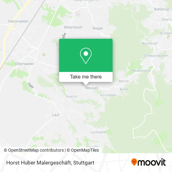 Карта Horst Huber Malergeschäft