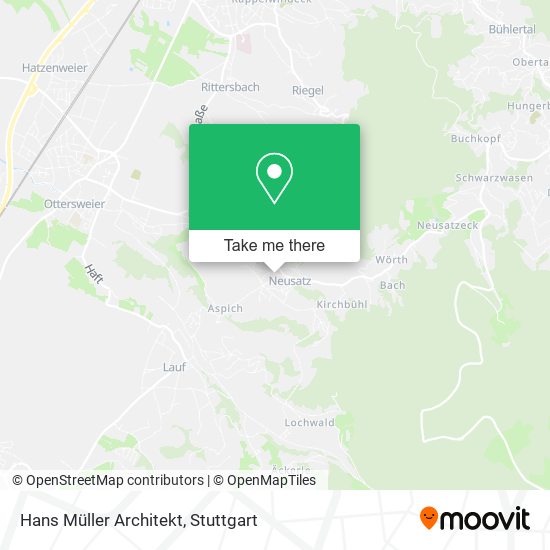 Hans Müller Architekt map