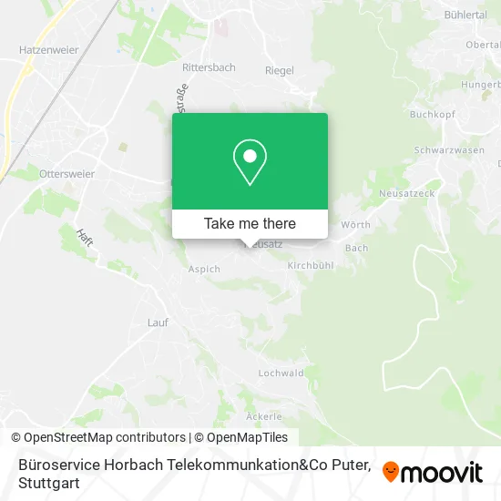 Карта Büroservice Horbach Telekommunkation&Co Puter