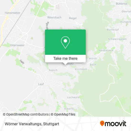 Карта Wörner Verwaltungs