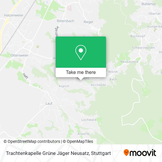 Trachtenkapelle Grüne Jäger Neusatz map