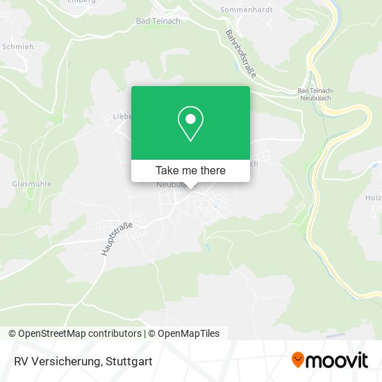 RV Versicherung map