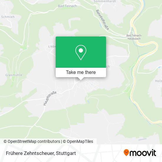 Frühere Zehntscheuer map