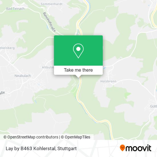 Lay by B463 Kohlerstal map