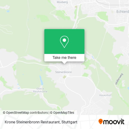 Карта Krone Steinenbronn Restaurant
