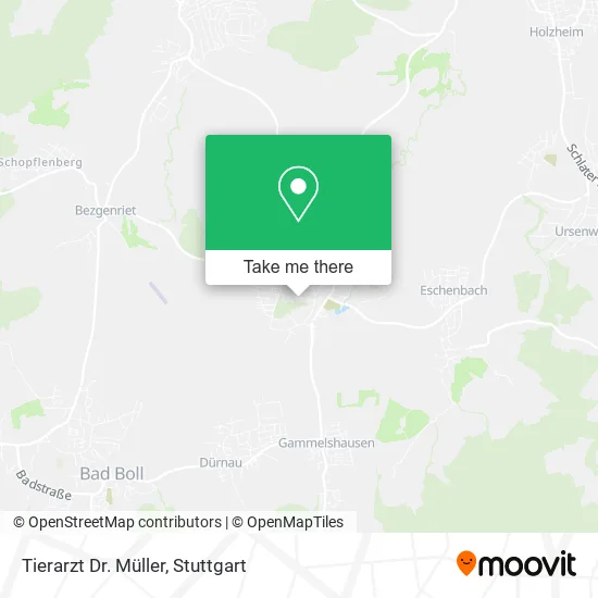 Карта Tierarzt Dr. Müller
